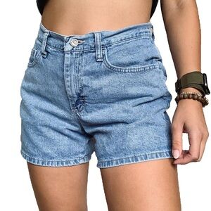VTG. 90'S LIGHT WASH "RIDER" MOM SHORTS